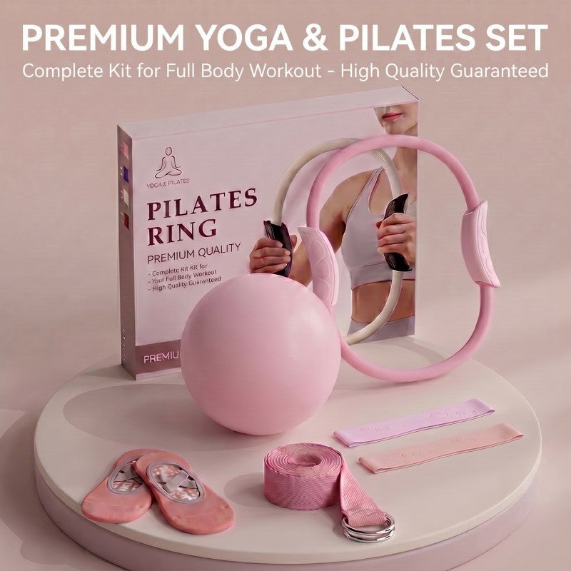 Yoga Pilates Ring Fitness Magic Ring Resistance Training Home Exercise Fitness Equipment Cross-Border - image 4