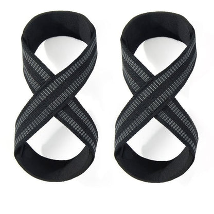 Figure-8 deadlift support strap for fitness, upward lifting, non-slip fixed support strap, wrist guard for fitness training - image 5