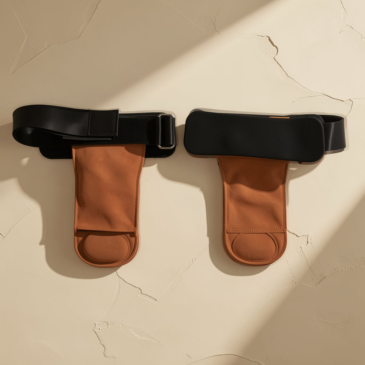 Cowhide palm protector for pull-ups and deadlifts with polyester-fiber body - view 5