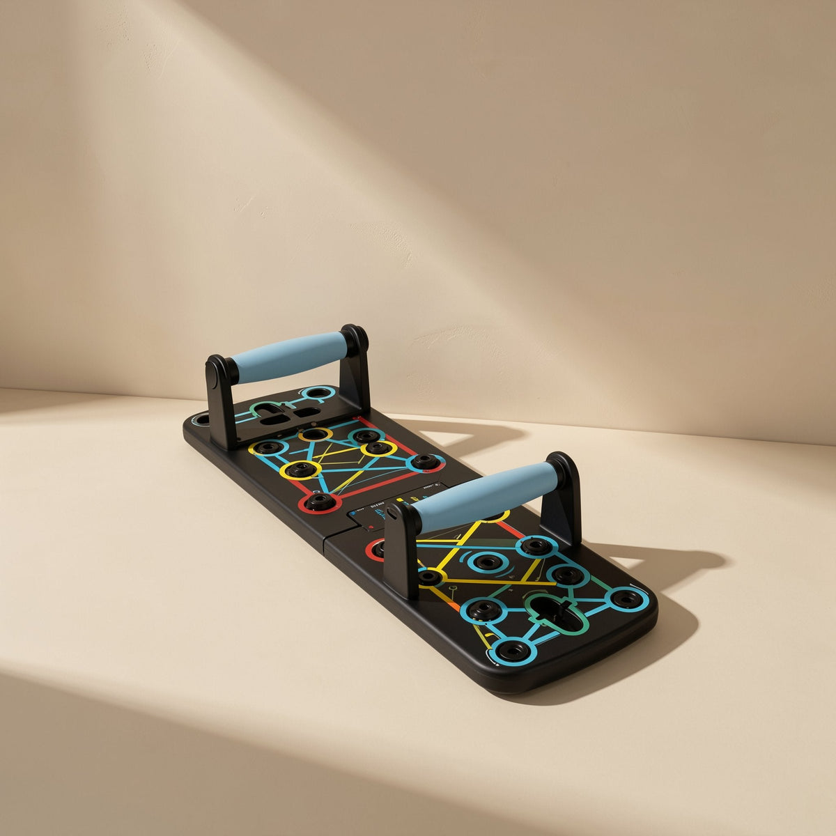 Foldable push-up board made from PP plastic for home fitness training - view 3