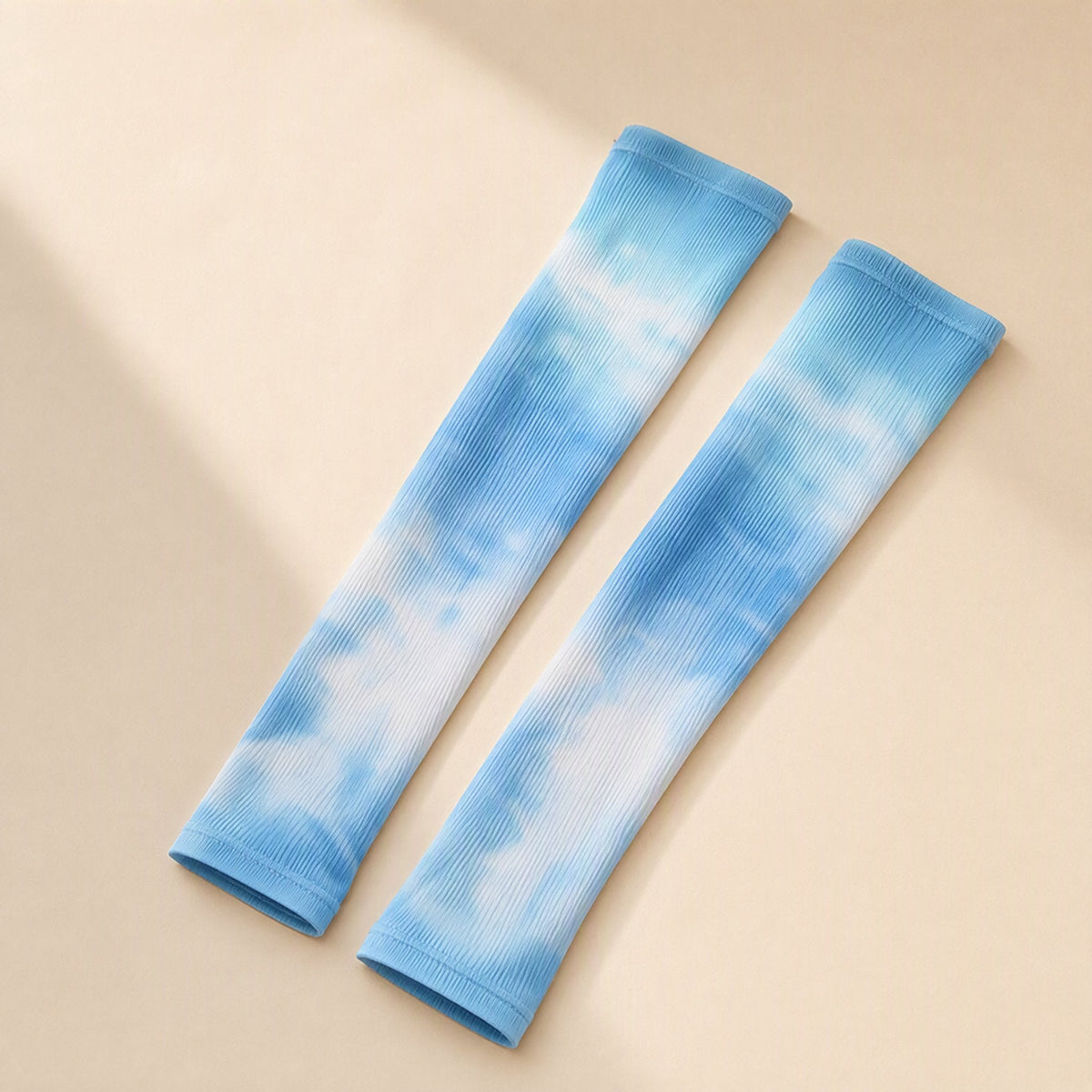 Gradient-pattern nylon outdoor arm sleeves