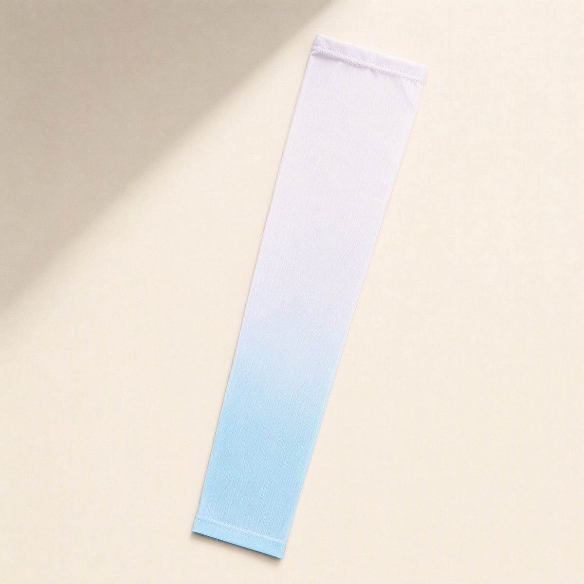 Nylon fingerless arm sleeves with thumb and straight styles - view 4
