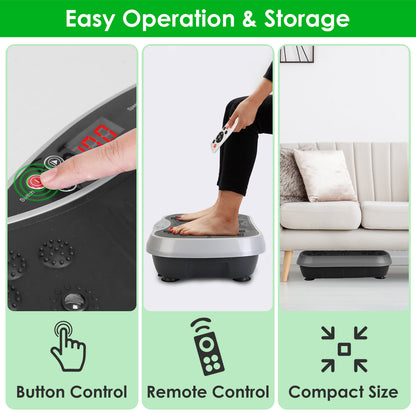 1pc Vibration Exercise Machine with Resistant