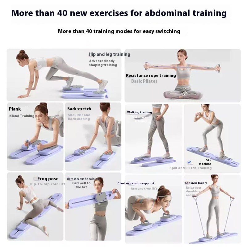 Multifunctional Split Pilates Fitness Board Training