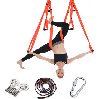 Full Set Of Aerial Yoga Hammock 6 Handles Without Elasticity