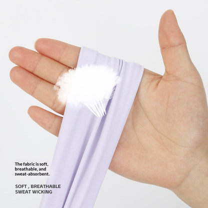 Wide Sweat-wicking Band For Sports Fitness, And Yoga