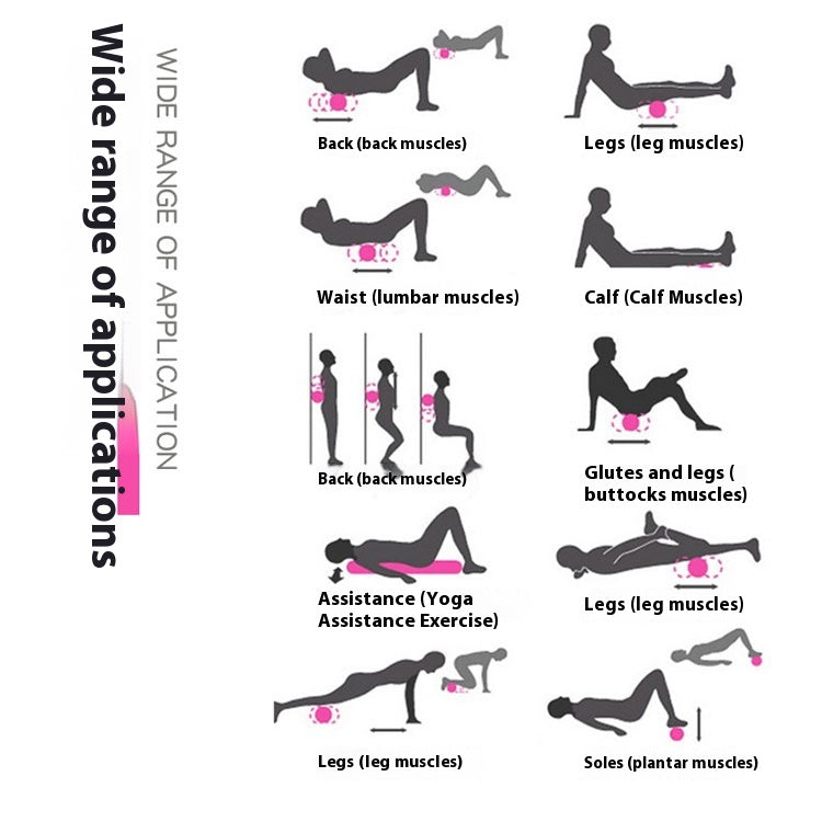 Round Yoga Training Muscle Relaxation Massage