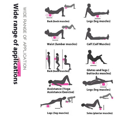 Round Yoga Training Muscle Relaxation Massage