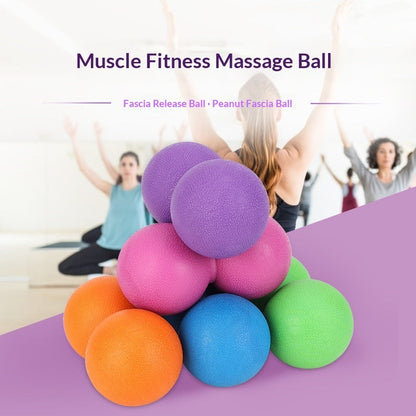 Fitness Muscle Relaxation Exercise Rubber Peanut Massage Yoga Fascia Ball