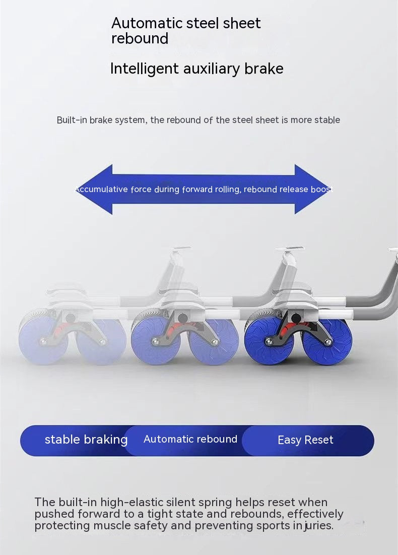 Abdominal Wheel Automatic Rebound Belly Contracting
