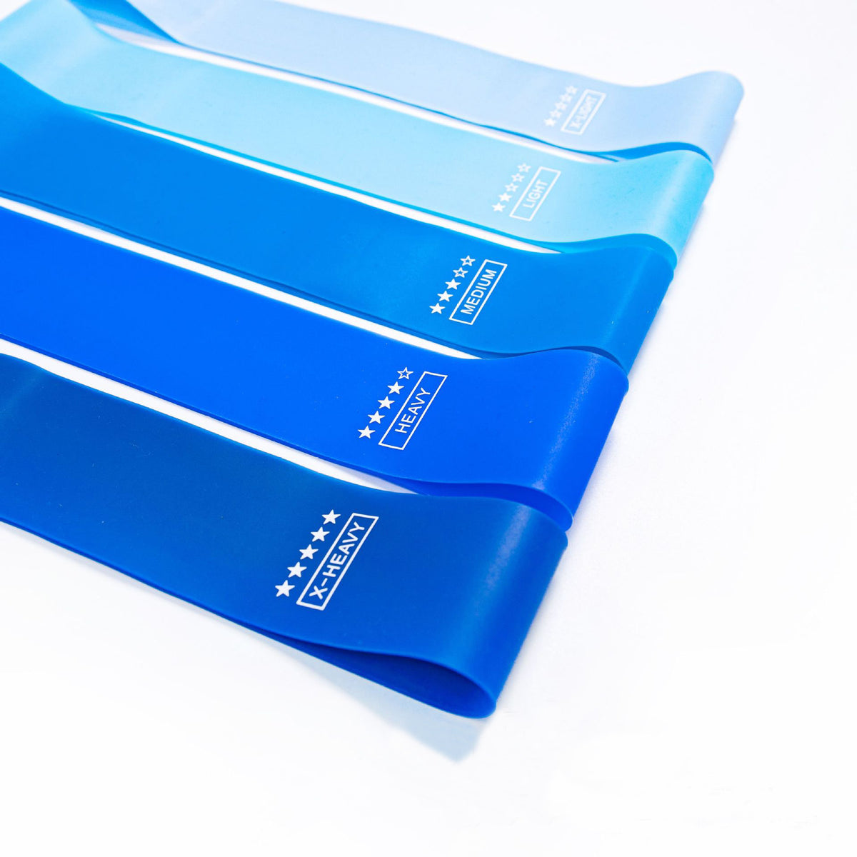 Gradient Blue Resistance Bands