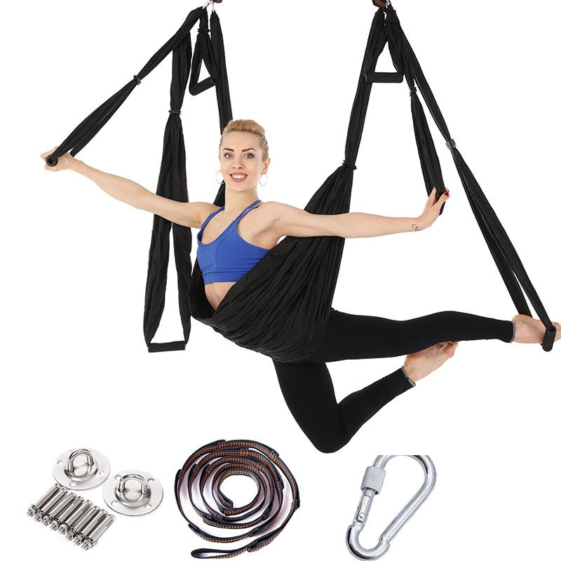 Full Set Of Aerial Yoga Hammock 6 Handles Without Elasticity