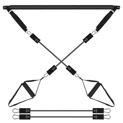Pilates Bar with Resistance Bands Kit