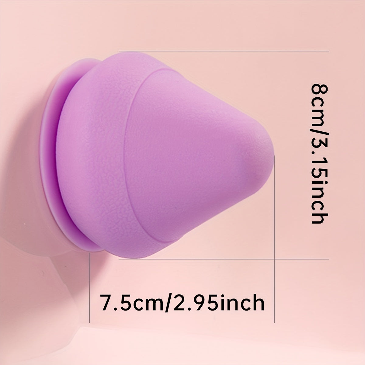 Silicone Massage Cone Solid Adsorption Ball