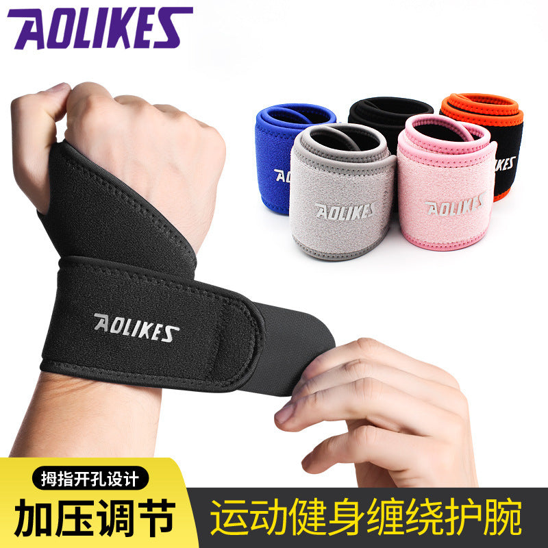 Wholesale wristband sports fitness winding wrist strap weightlifting basketball wristband bandage adjustable in stock wholesale - image 1