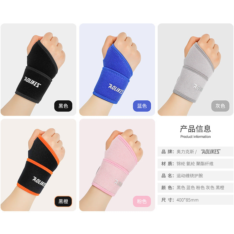 Wholesale wristband sports fitness winding wrist strap weightlifting basketball wristband bandage adjustable in stock wholesale - image 4