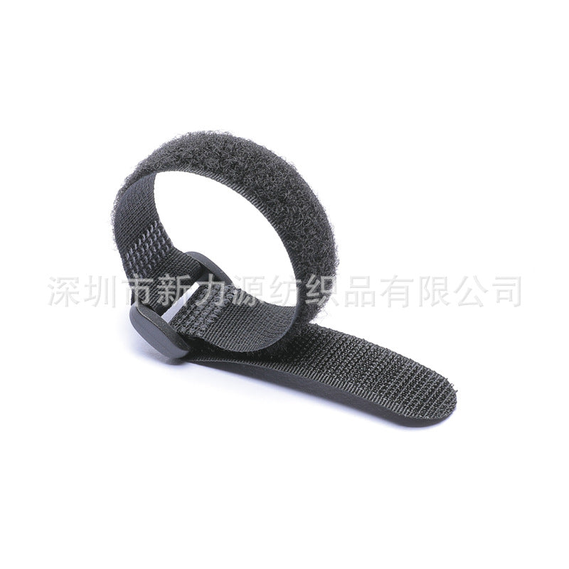 Square Buckle Velcro Tie Storage Yoga Model Cargo Reverse Buckle Strap Nylon Hook and Loop Strap Printable Logo - image 4
