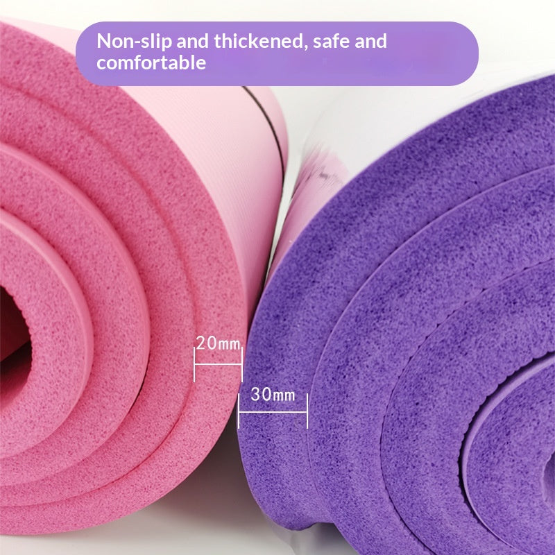 Extra-thick 20mm Widened And Lengthened Yoga Mat