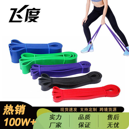 Latex Resistance Band Resistance Circle Pull-Up Stretching Elastic Fitness Track and Field Resistance Device Tpe - image 1