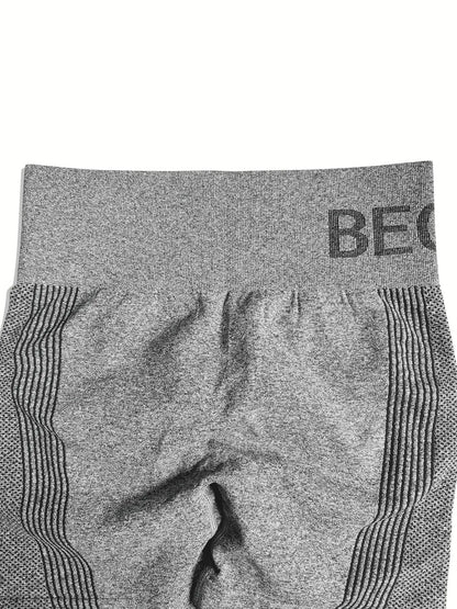 High Waist Sports Gym Shorts