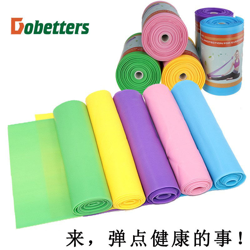 tpe Yoga Rally Sheet Stretch Belt Tally Sheet Resistance Belt Tally Rope Fitness Tally Belt - image 1