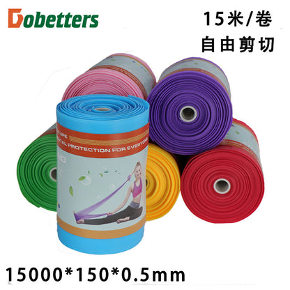 tpe Yoga Rally Sheet Stretch Belt Tally Sheet Resistance Belt Tally Rope Fitness Tally Belt - image 2