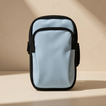 Solid-color diving material phone arm bag for a universal 6.5-inch mobile phone - view 3