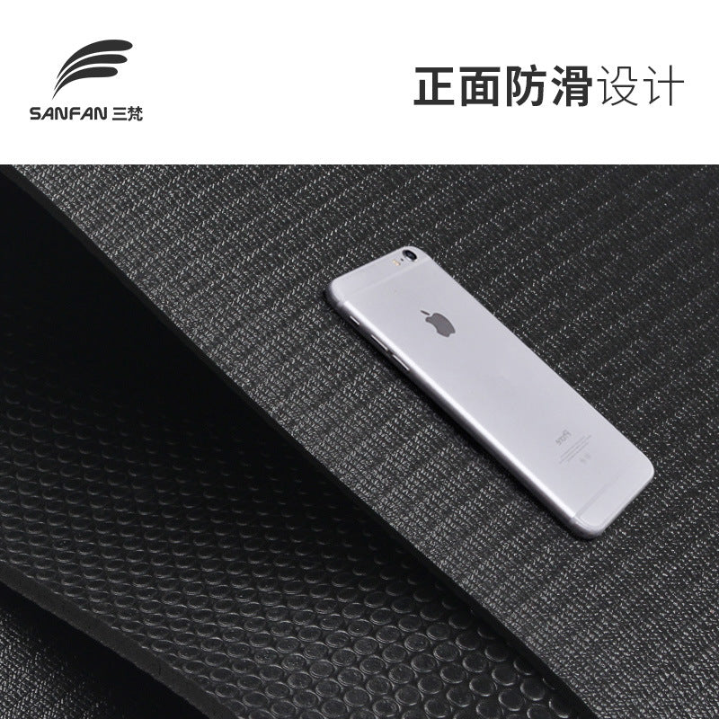High density pvc yoga mat wholesale manufacturers non-slip yoga mat fitness mat home skipping rope floor mat durable frog - image 3