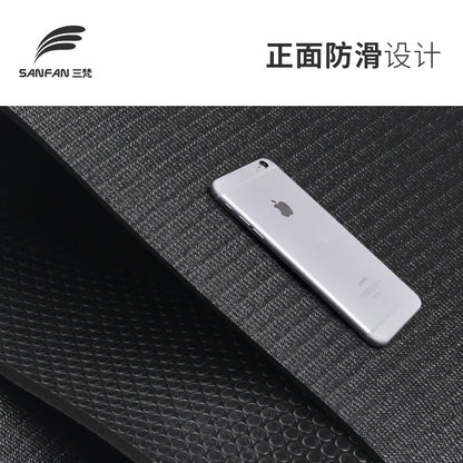 High density pvc yoga mat wholesale manufacturers non-slip yoga mat fitness mat home skipping rope floor mat durable frog - image 3