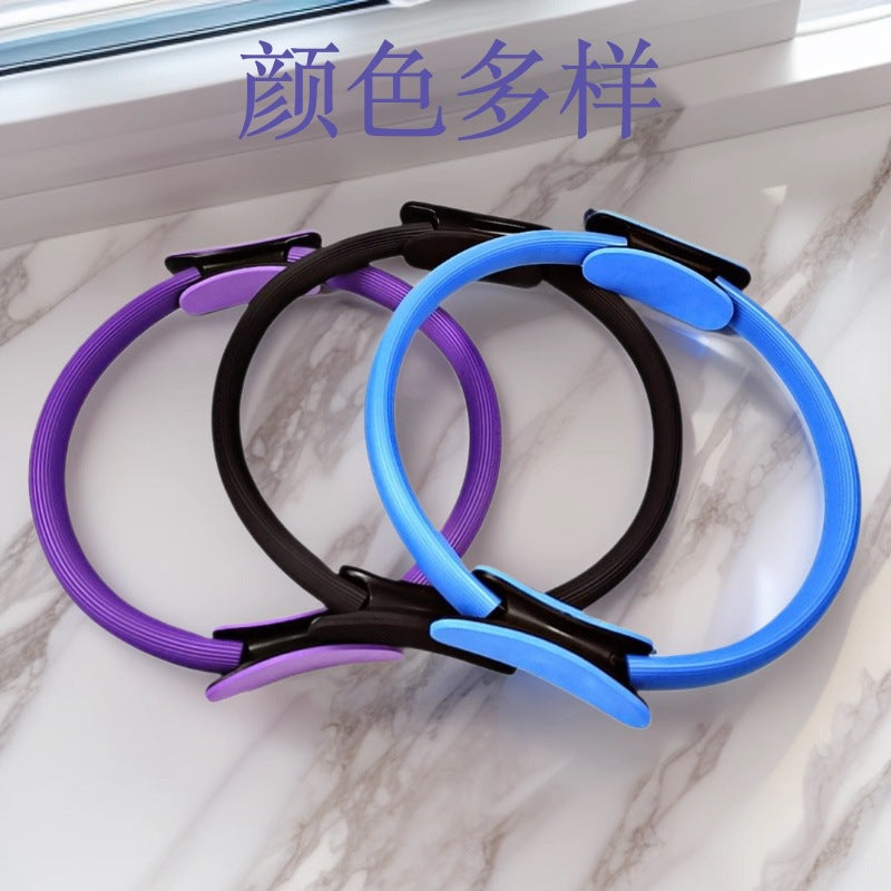 Wholesale Pilates Ring Yoga Auxiliary Magic Ring Waist Legs Exercise Fitness Ring Yoga Open Back Resistance Ring stretch ring - image 2