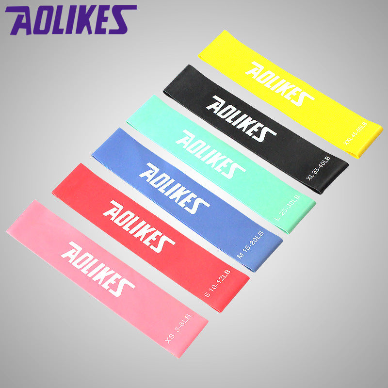 Tension band elastic band yoga fitness tension ring plastic leg core exercise strength rehabilitation training ring resistance ring - image 1