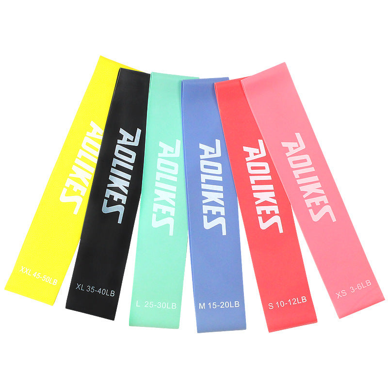 Tension band elastic band yoga fitness tension ring plastic leg core exercise strength rehabilitation training ring resistance ring - image 5