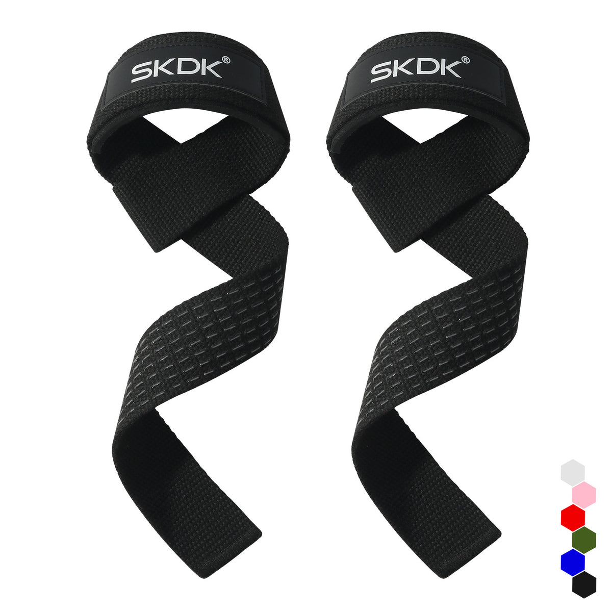 Sports booster belt grip belt fitness tension belt pull-up dumbbell silicone non-slip wear-resistant hard pull belt - image 1