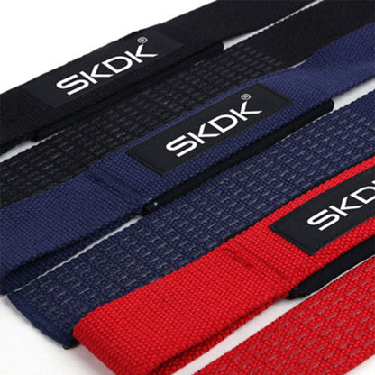 Sports booster belt grip belt fitness tension belt pull-up dumbbell silicone non-slip wear-resistant hard pull belt - image 3