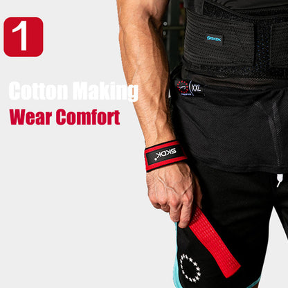 Sports booster belt grip belt fitness tension belt pull-up dumbbell silicone non-slip wear-resistant hard pull belt - image 4