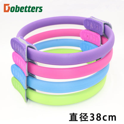 Pilates ring multi-color yoga ring glass fiber reinforced plastic crescent handle Pilates ring magic ring manufacturers wholesale - image 1