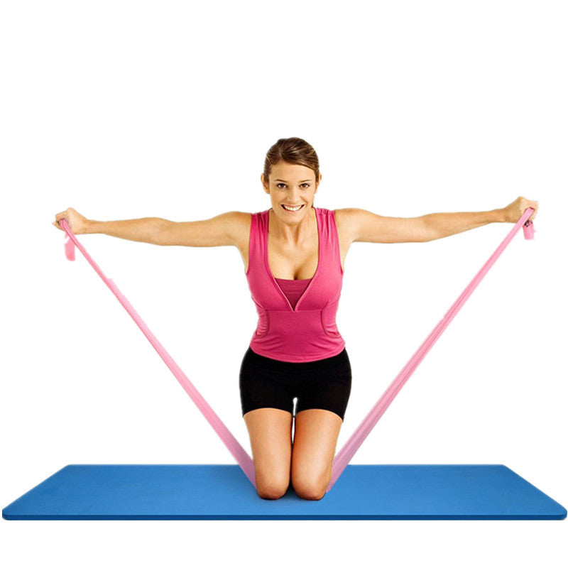 Yoga Rally Tablet 2 m Elastic Fitness Women's Rally Belt Men's Strength Training Exercise Stretching Resistance Stretching Rope - image 3