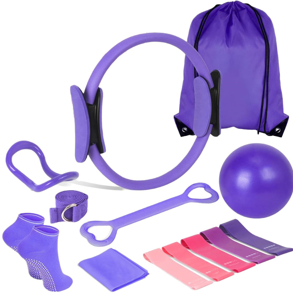 Yoga Pilates Roller 13 Piece Set