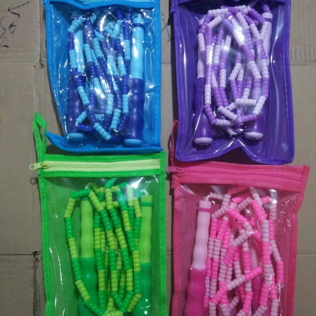 Bamboo Jump Rope, Adjustable Fitness Jump Rope for Children, Suitable for Elementary School Students and Kindergarten Beginners, for Performing Tricks - image 1