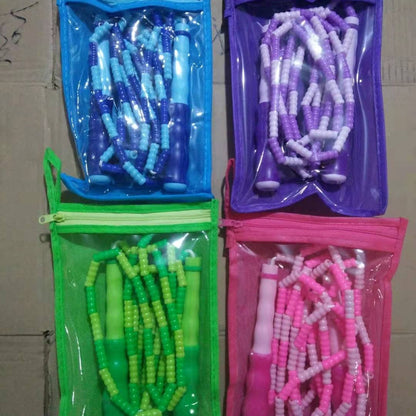 Bamboo Jump Rope, Adjustable Fitness Jump Rope for Children, Suitable for Elementary School Students and Kindergarten Beginners, for Performing Tricks - image 1