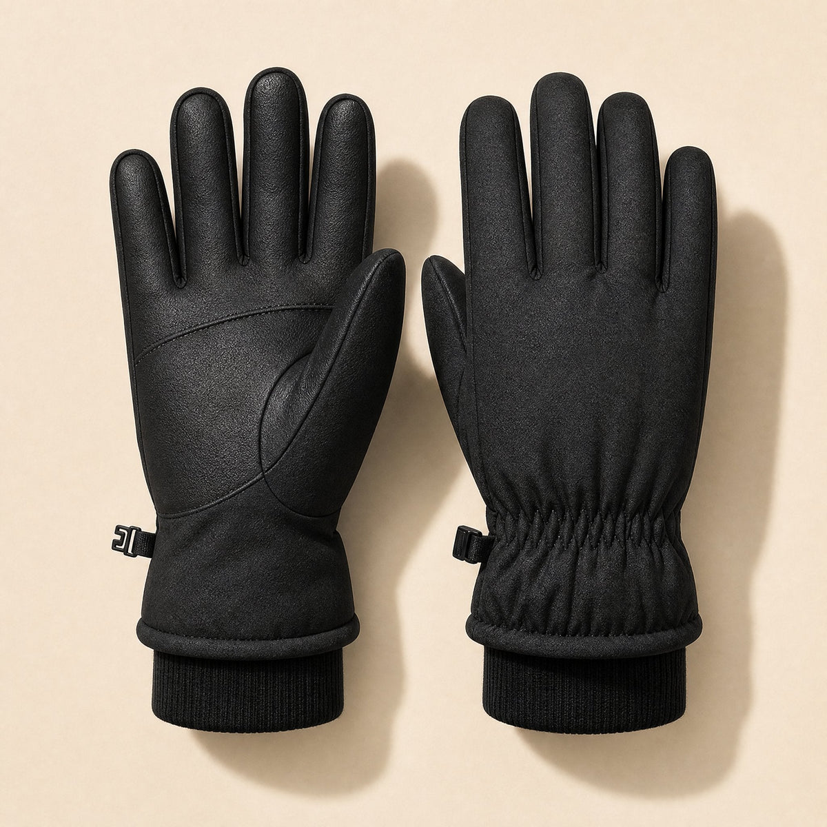 Snowseal waterproof winter ski gloves with touch-screen and anti-slip functions