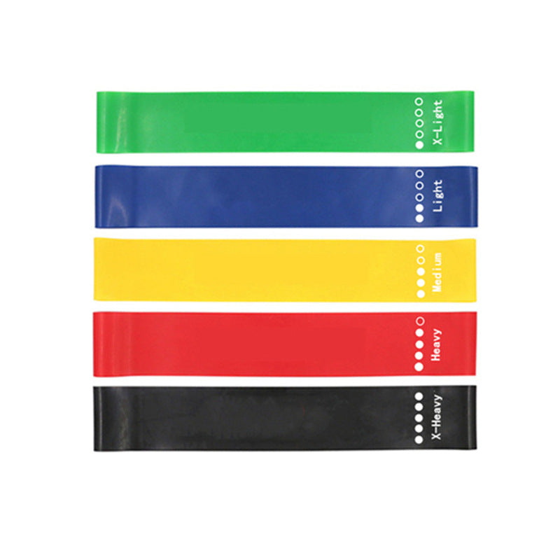 Elastic Resistance Bands, Hip Resistance Bands, Yoga Bands, Fitness Tpe Five-Piece Set, Training Stretching Leg Resistance Bands - image 5