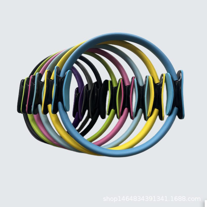 Cross-border Pilates Ring Yoga Resistance Ring Magic Ring Yoga Ring Fitness Equipment Sports Yoga Ring Manufacturers Wholesale - image 3