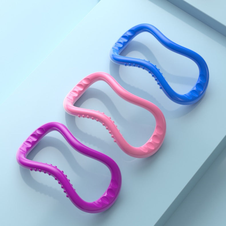 Yoga Ring Magic Pilates Ring Stretch Stretch Fitness Open Back Device Beautiful Back Supplies Yoga Stretcher - image 2