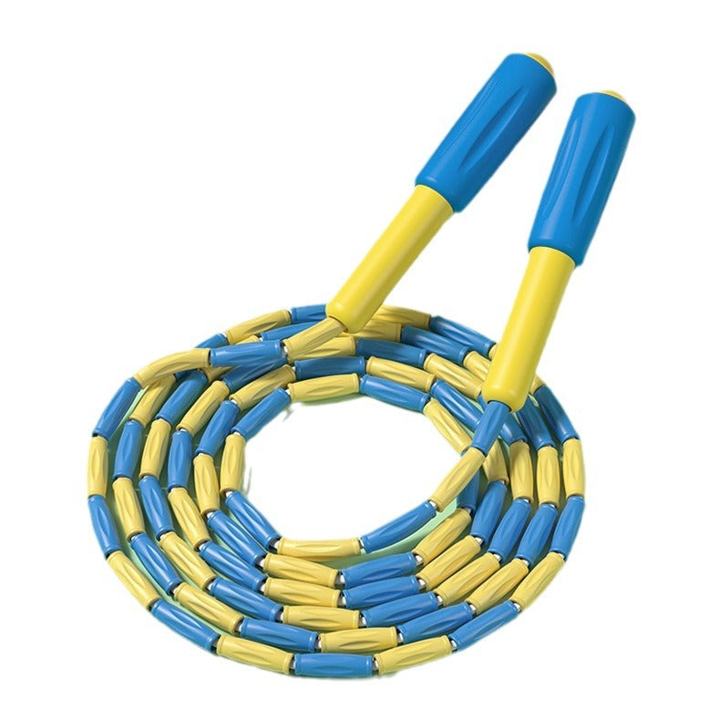 Children's Bamboo Rope Skipping Kindergarten Primary School Students Use Beginner Adjustable Pattern Bead Rope Skipping Rope for High School Entrance Examination - image 5