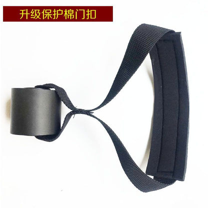 Door buckle door anchor pull rope elastic rope puller accessories yoga belt resistance ring fitness equipment fastener - image 1