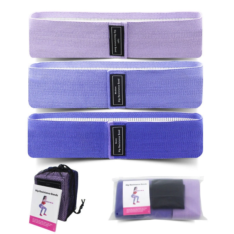 Yoga Resistance Bands, Hip Lift Bands, Small Batch Customization, Cross-Border Fitness Resistance Bands, Woven Breathable Multi-Color Resistance Loops - image 5