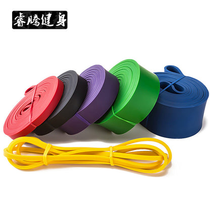 Elastic belt Amazon spot yoga ring tension machine elastic fitness belt pull-up load resistance belt - image 3