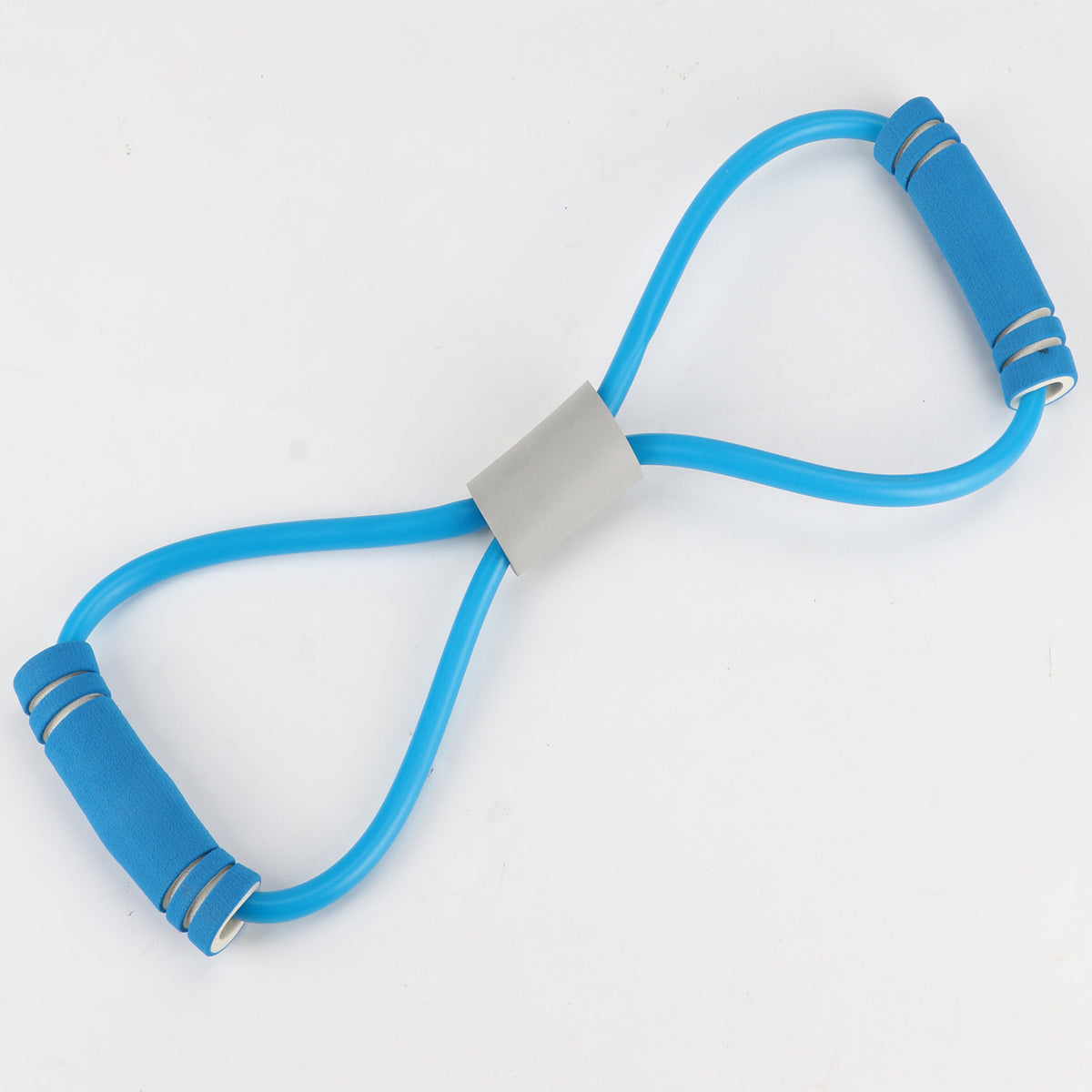 8-character arm tensioner exercise fitness trainer latex shoulder neck home stretch with elastic rope back - image 4