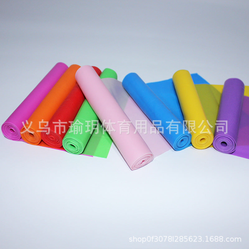 Explosions tpe Yoga Fitness Rally Sheet Stretch Belt for Beginners Body Movement Stretch Training Stretch Resistance Rope - image 3
